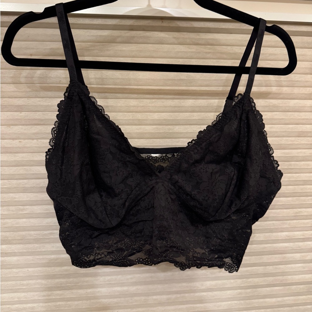 No Boundaries Black Lace Bralette